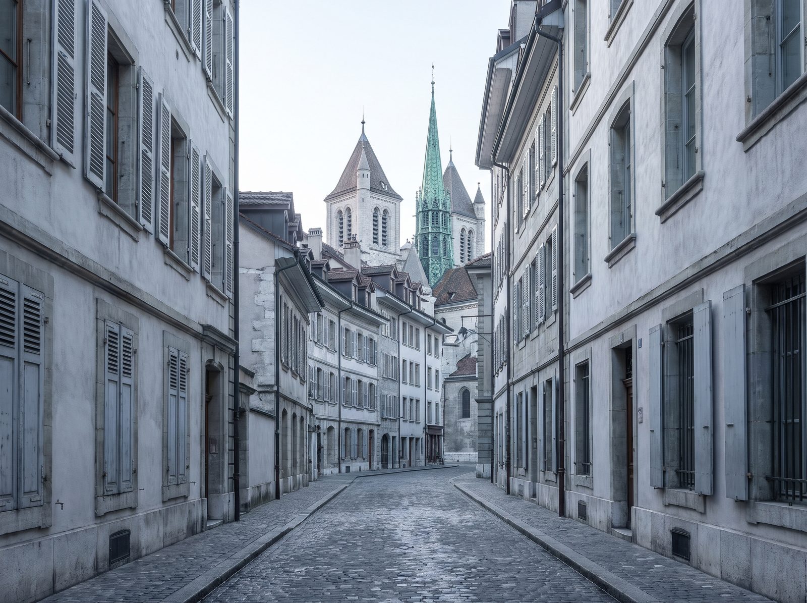 Une ruelle de la vieille ville de Genève